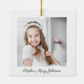 フォトガール宗教十字第1聖餐式 セラミックオーナメント (裏面)