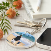 フォトキカスタムーチェインと文字 キーホルダー (正面右)