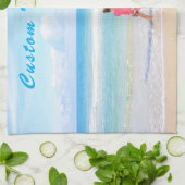 フォトキッカスタムチお気に入りのンタオルと文字 キッチンタオル (折り畳み)