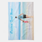 フォトキッカスタムチお気に入りのンタオルと文字 キッチンタオル (縦)