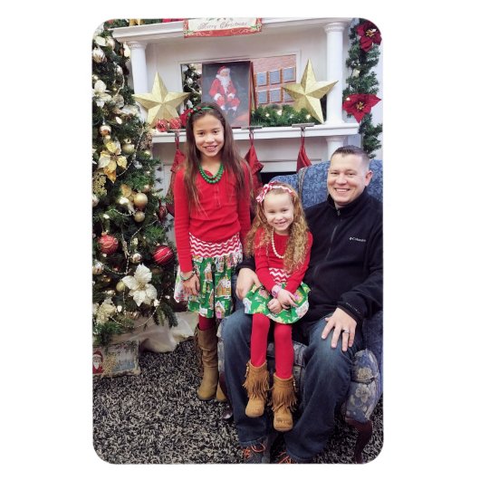フォトキッズクリスマスプレゼント4 x 6おばあちゃん マグネット (縦)