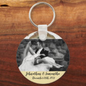 フォトキパーソナライズされたーチェーンサンセットバーンドカントリーR キーホルダー (正面)