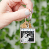 フォトキパーソナライズされたーチェーンシーホース海海 キーホルダー (手)