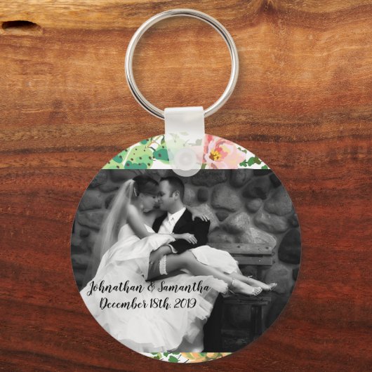 フォトキパーソナライズされたーチェーンボヘミアンサボススクス キーホルダー (正面)