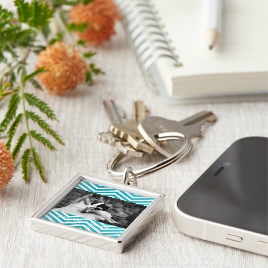 フォトキパーソナライズされたーチェーンボホカクティサボスSuc キーホルダー (側面)