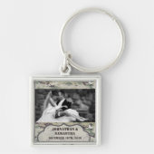 フォトキパーソナライズされたーチェーン軍OCP迷彩柄ユニフォーム キーホルダー (正面)