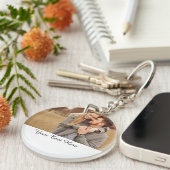 フォトキパーソナライズされたーチェーン、キパーソナライズされたーチェーン キーホルダー (正面右)