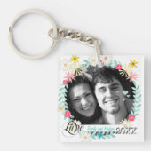 フォトキパーソナライズされたーチェーン キーホルダー (正面)