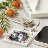 フォトキパーソナライズされたーチェーン キーホルダー (正面右)