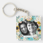 フォトキパーソナライズされたーチェーン キーホルダー (正面)