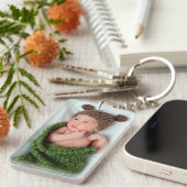 フォトキパーソナライズされたーチェーン キーホルダー (正面右)