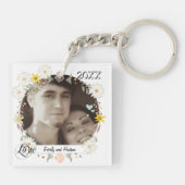 フォトキパーソナライズされたーチェーン キーホルダー (裏面)