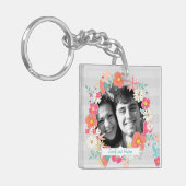 フォトキパーソナライズされたーチェーン キーホルダー (正面左)