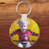 フォトキパーソナライズされたーリング キーホルダー (正面)