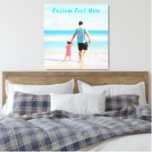 フォトキャンバお気に入りのスのプリントとカスタム文字 キャンバスプリント (インサイチュ (寝室))