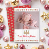 フォトキュートなジンジャーブレッド甘い願いの木素朴材 シーズンカード