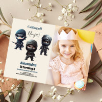 フォトキュート忍者戦士子供の誕生日パーティー