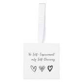 フォトキューブパーソナライズされた感動的オーナメント キューブオーナメント (正面)