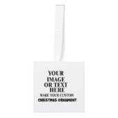 フォトキューブ オーナメント - カスタムフレーム ギフト (正面)