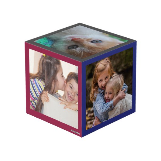 フォトキューブ – HAMbWG -カラフルフレーム (正面アングル)