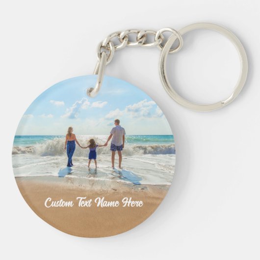 フォトキーチェーンとカスタム文字 キーホルダー (裏面)