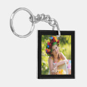 フォトキーチェーンのアップロード キーホルダー (正面左)