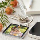 フォトキーチェーンのアップロード キーホルダー (正面右)