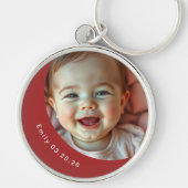 フォトキーチェーンのパーソナライズされた追加 キーホルダー (正面)