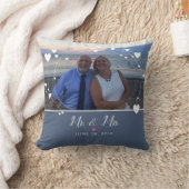 フォトキープサケさん結婚の クッション (ブランケット)