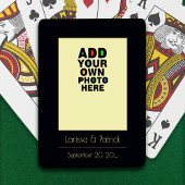 フォトキープサケ結婚とその日付カスタム トランプ