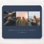 フォトキープサケ結婚婚約の写真 マウスパッド (正面)