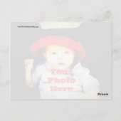 フォトギフトの作成テンプレート ポストカード (裏面)