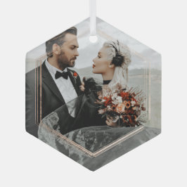 フォトギフトカスタム用ガパーソナライズされたラスオーナメント ガラスオーナメント