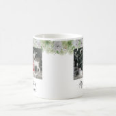 フォトギフトクリスマスホリデー祖母グランドペアレント コーヒーマグカップ (中央)