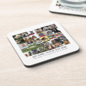 フォトギフトテンプレートファミリーフレンドペットカスタム コースター (左側)