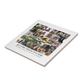 フォトギフトテンプレートファミリーフレンドペットカスタム タイル (側面)