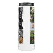 フォトギフトテンプレートファミリーフレンドペットカスタム タンブラー (裏面)