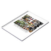 フォトギフトテンプレートファミリーフレンドペットカスタム ノートブック (左側)