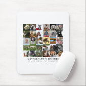 フォトギフトテンプレートファミリーフレンドペットカスタム マウスパッド (マウス)