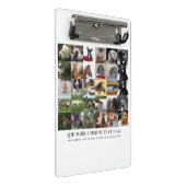 フォトギフトテンプレートファミリーフレンドペットカスタム ミニクリップボード (アングル)