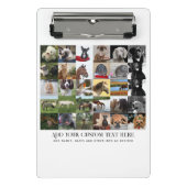 フォトギフトテンプレートファミリーフレンドペットカスタム ミニクリップボード (正面)