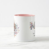 フォトギフトマザーズ日誕生日フローラ最高のMOM マグカップ (中央)