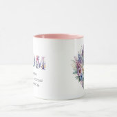 フォトギフトマザーズ日誕生日フローラ最高のMOM マグカップ (中央)