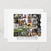 フォトギフトママパパおじいちゃんおばあちゃんペット友達 インビテーションポストカード (正面/裏面)