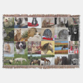 フォトギフトママパパおじいちゃんおばあちゃんペット友達 スローブランケット (正面)