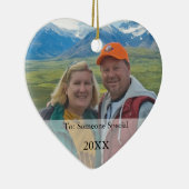 フォトギフトラベル&クリスマス装飾 セラミックオーナメント (右)