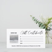 フォトギフト証明書の追加テンプレートのカスタマイズ シーズンカード (スタンド正面)