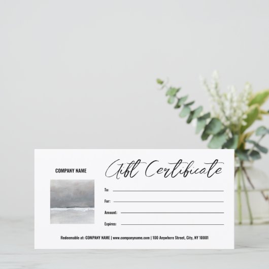 フォトギフト証明書の追加テンプレートのカスタマイズ シーズンカード (スタンド正面)