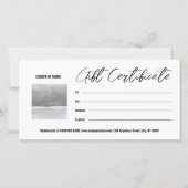 フォトギフト証明書の追加テンプレートのカスタマイズ シーズンカード (正面)