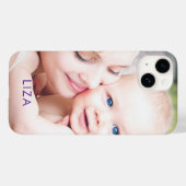 フォトギフト 名前 オリジナル シンプル モダン Case-Mate iPhoneケース (裏面 (横))